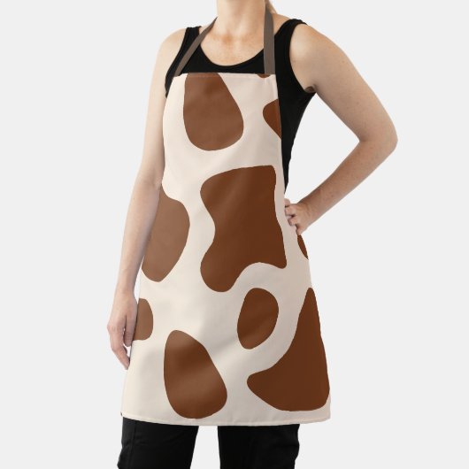 Rosa und braune Kuh Schürze (InSitu)