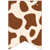 Rosa und braune Kuh Wimpelkette (Zweite Fahne)