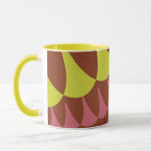 Rosa und braune Schuppen Tasse (Links)