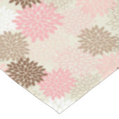 Rosa-und Brown-Mama-Muster Tischdecke (Schrägansicht)