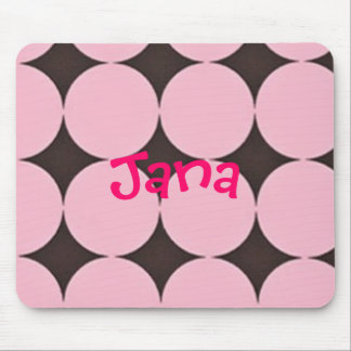 Rosa- und Brown-Mausunterlage besonders Mousepad