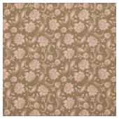 Rosa und Brownblumenmuster Stoff (Muster)