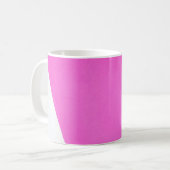 Rosa und bunte abstrakte Kunst Kaffeetasse (Vorderseite Links)