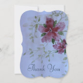 Rosa und Burgund Einladung (Vorderseite)