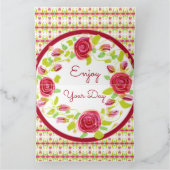 Rosa und Burgund Karte (Innenseite)