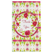 Rosa und Burgund Kleine Geschenktüte (Rückseite)