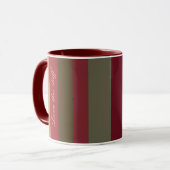 Rosa und Burgund Tasse (Vorderseite Links)