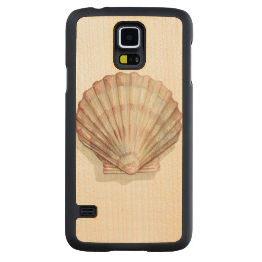 Rosa und Creme Seashell (Rückseite)