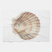 Rosa und Creme Seashell Handtuch (Horizontal)