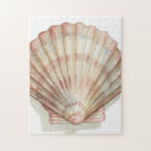 Rosa und Creme Seashell Puzzle (Vertikal)