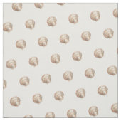 Rosa und Creme Seashell Stoff (Muster)