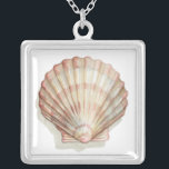 Rosa und Creme Seashell Versilberte Kette<br><div class="desc">Megan Meagher Lieben,  um Bilder der wunderschönen Meeressammlungen zu malen. Sie fängt die natürlichsten und zugleich schönsten Naturangebote im Meeresleben ein. In diesem klassischen und einfachen Bild,  das die Einfachheit einer schönen cremefarbenen und rosa Muschel. Holen Sie sich dieses Kunstwerk noch heute,  um Ihre Muschel-Sammlung zu ergänzen.</div>