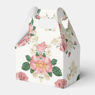 Rosa und Creme Vintag  Geschenkschachtel
