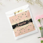 Rosa und cremefarbene Blume Geschenktütchen (Versiegelt)