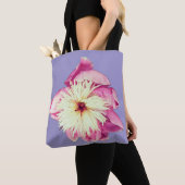 Rosa und cremefarbene Blume Tasche (Von Nahem)