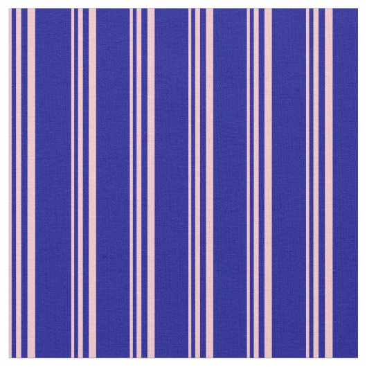Rosa und dunkelblaue Linien Stoff (Nahaufnahme)