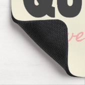 Rosa und dunkelgraue Königin von alles Mousepad (Ecke)