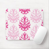 Rosa und dunkelrosa schicke Dose Mousepad (Mit Mouse)