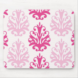 Rosa und dunkelrosa schicke Dose Mousepad