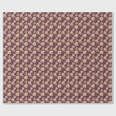Rosa und Elfenbein Geschenkpapier (Flach)