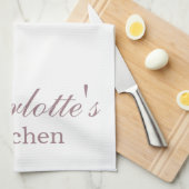 Rosa und Elfenbeinküste Rose Flora Geschirrtuch (Viertel Falte)