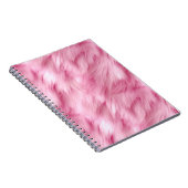 Rosa und flauschiges Notebook Notizblock (Rechte Seite)