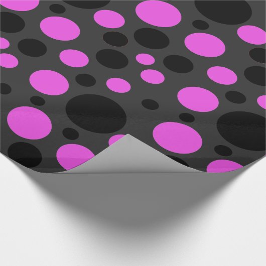 Rosa und Fleck-Packpapier Geschenkpapier (Ecke)