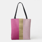Rosa und Fuchsia Aussehen aus Leder Tasche (Rückseite)