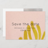 Rosa und gelb | FOTO Save The Date (Vorne/Hinten)