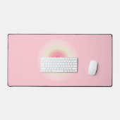 Rosa und Gelb Schöne Schmetterlinge Schreibtischunterlage (Tastatur & Maus)