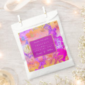 Rosa und gelb, Vintag Geschenktütchen (Ausgeschnitten)