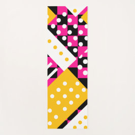 Rosa und gelb yogamatte