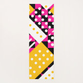 Rosa und gelb yogamatte (Rückseite)