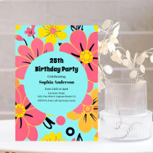 Rosa- und Gelbblüten auf Sky Blue Dopamin Style