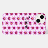 Rosa und gelbe Blume Case-Mate iPhone Hülle (Rückseite (Horizontal))