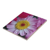 Rosa und gelbe Blume Fliese (Seite)