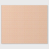 Rosa und gelbe Blume Geschenkpapier (Flach)