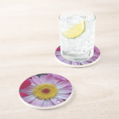 Rosa und gelbe Blume Getränkeuntersetzer (Seite)