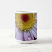 Rosa und gelbe Blume Kaffeetasse (Mittel)