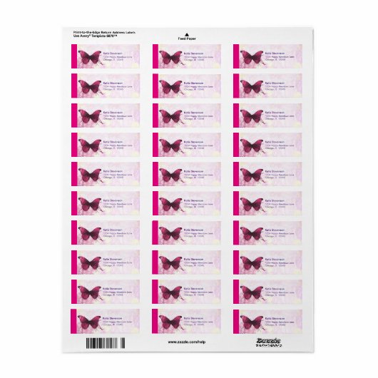 Rosa und gelbe Blume mit Schmetterling (Vorne)