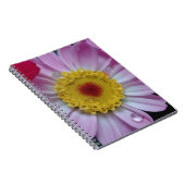 Rosa und gelbe Blume Notizblock (Rechte Seite)
