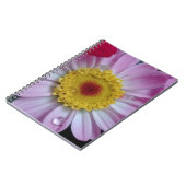 Rosa und gelbe Blume Notizblock (Linke Seite)