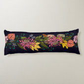 Rosa und gelbe Blume Seitenschläferkissen (Rückseite)