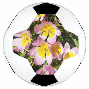 Rosa und gelbe Blumen Fußball