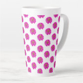 Rosa und gelbe Blumen Milchtasse (Rechte Ecke)