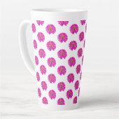 Rosa und gelbe Blumen Milchtasse (Linke Ecke)