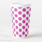 Rosa und gelbe Blumen Milchtasse (Vorderseite)