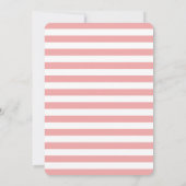 Rosa und gelbe Blütenfarbe | Hochzeit Einladung (Rückseite)