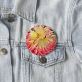Rosa und Gelbe Dahlia Button (Beispiel)