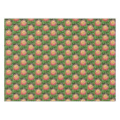 Rosa und Gelbe Dahlia Tischdecke (Vorderseite (Horizontal))